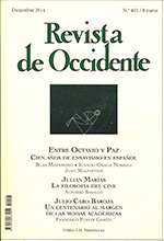 Revista de Occidente. Diciembre 2014