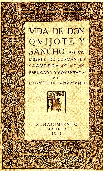 VidaDQuijoteySancho Unamuno