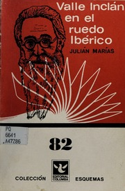 Cover of Valle Inclán en el ruedo Ibérico